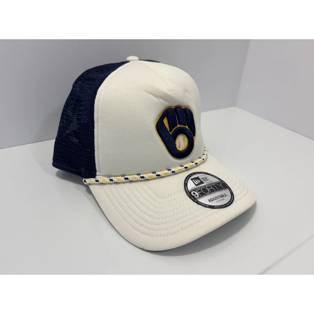 MLB Milwaukee Brewers New Era 9FORTY Adjustable M-Crown Spring Training Cap Hat